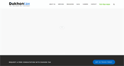 Desktop Screenshot of dukhontax.com